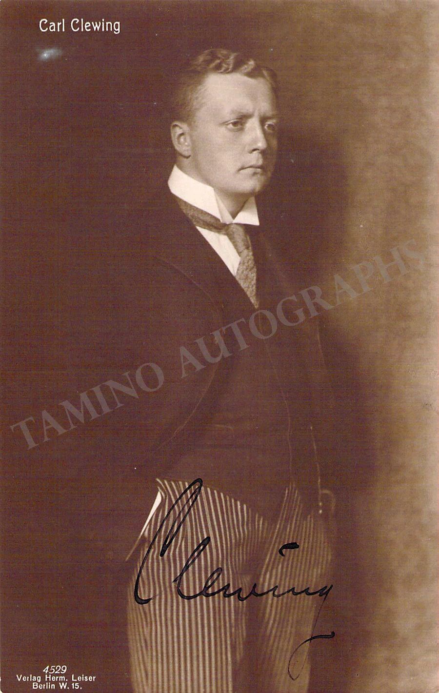 CLEWING, Carl (Various Autographs) - Image 3