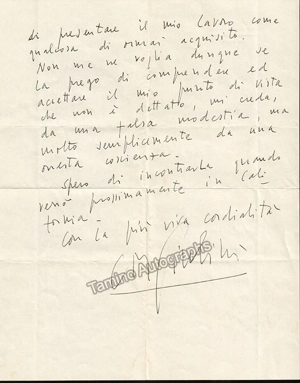 Giulini, Carlo Maria - Various Autographs - Image 11