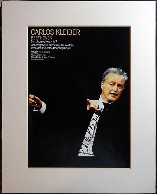 Kleiber, Carlos - Large Signed Photo
