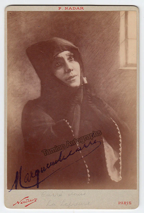 Carre, Marguerite - Signed Cabinet Photograph in role