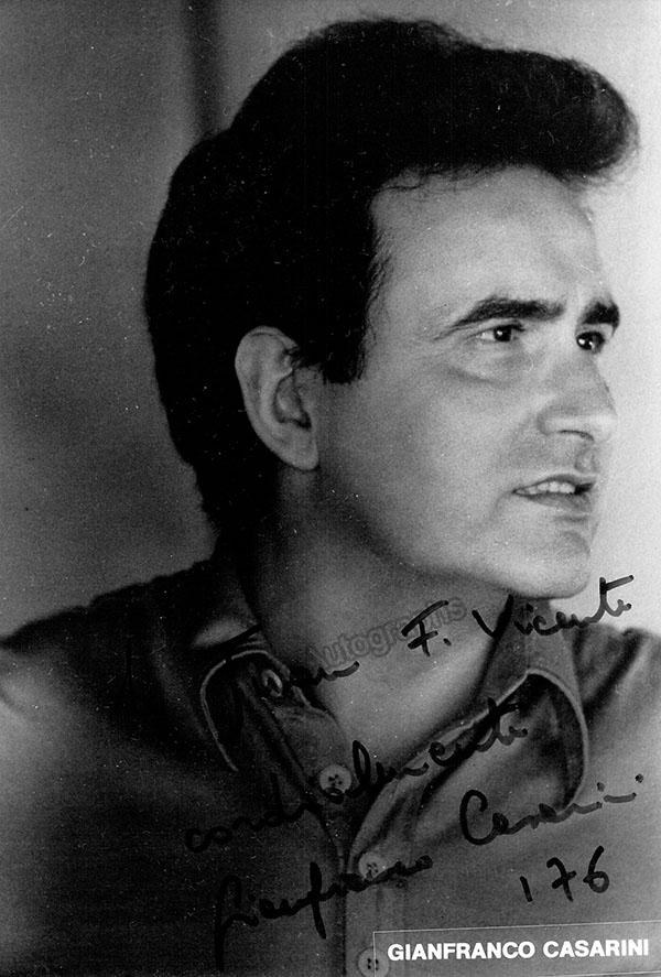 CASARINI, Gianfranco (Various Autographs) - Image 2
