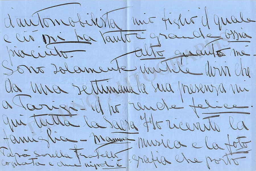 Cavalieri, Lina - Set of 4 Autograph Letters Signed - Image 2