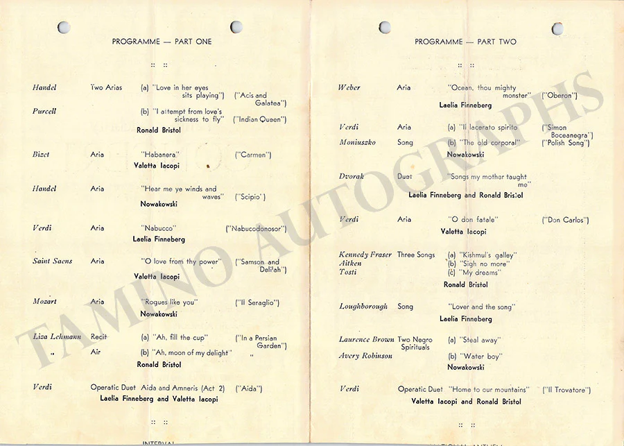 Celebrity Concerts - Lot of 5 Unsigned Programs 1945-1947 - Image 7