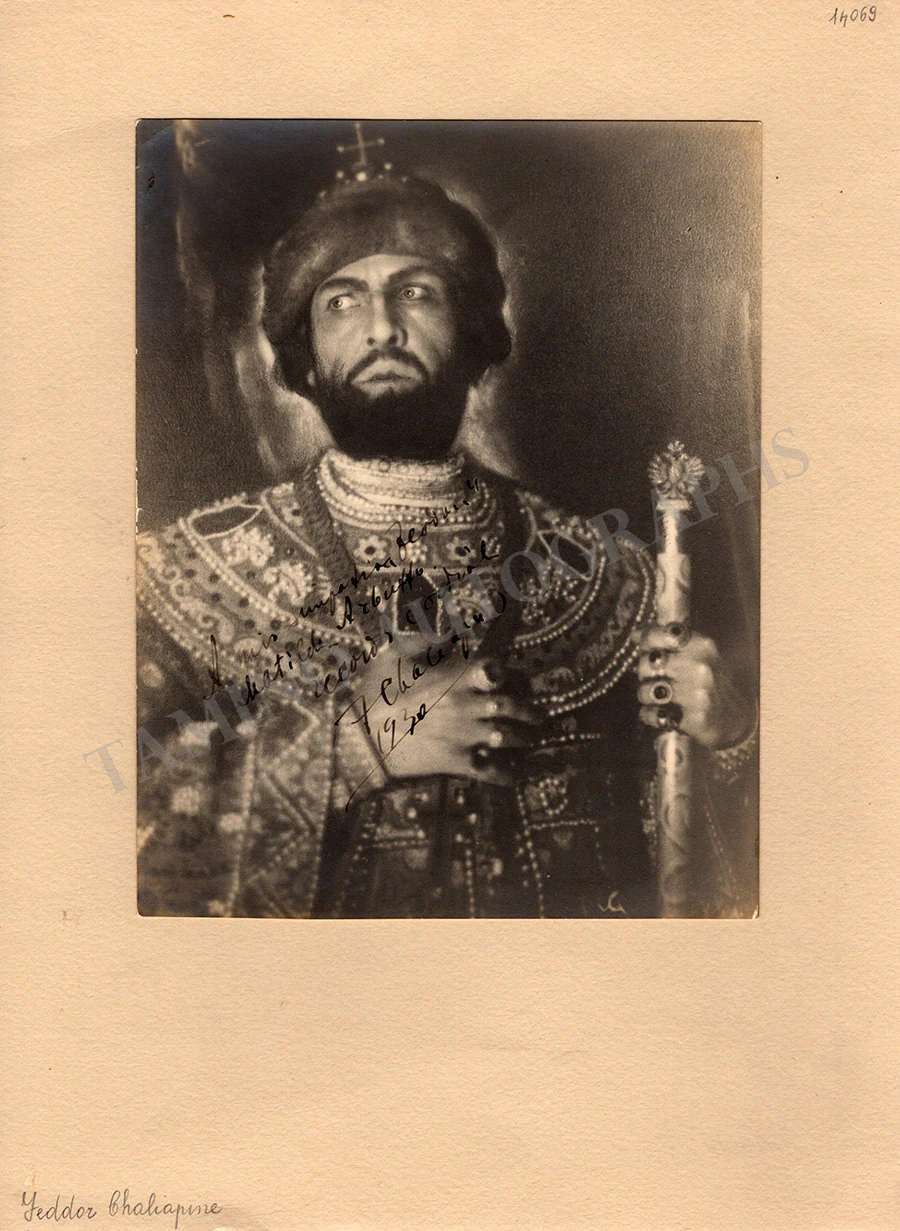 Chaliapin, Fedor - Various Autographs - Image 5