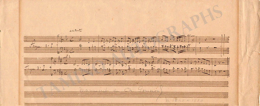 Gounod, Charles - Autograph Manuscripts (Various Options) - Image 29