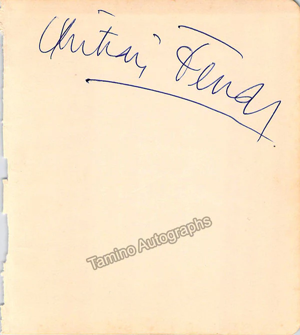 Ferras, Christian - Signed Album Page