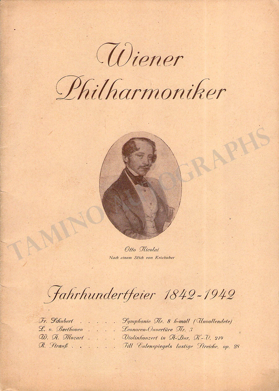 Krauss, Clemens - Set of 18 Concert Programs - Image 28