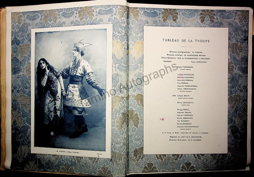 Collection des plus Beaux Numéros Comoedia Illustré et des Programmes Consacrés aux Ballets et Galas Russes 1909-1921 - Image 10