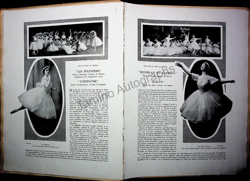 Collection des plus Beaux Numéros Comoedia Illustré et des Programmes Consacrés aux Ballets et Galas Russes 1909-1921 - Image 6