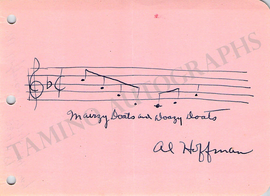 Composers - Autograph Music Quotes Signed (Various Options) A-D Part 1 - Image 25