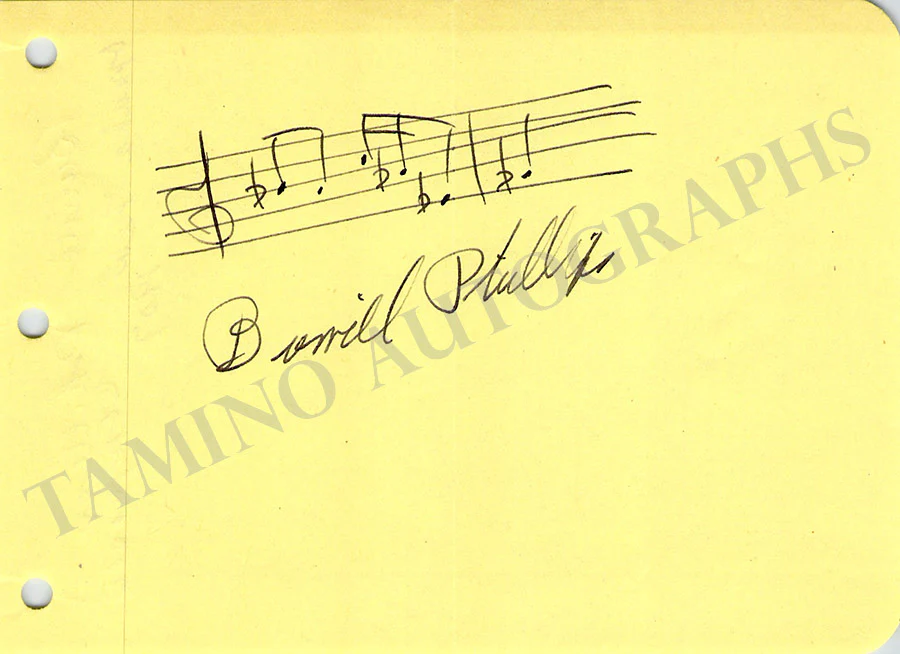 Composers - Autograph Music Quotes Signed (Various Options) A-D Part 1 - Image 44