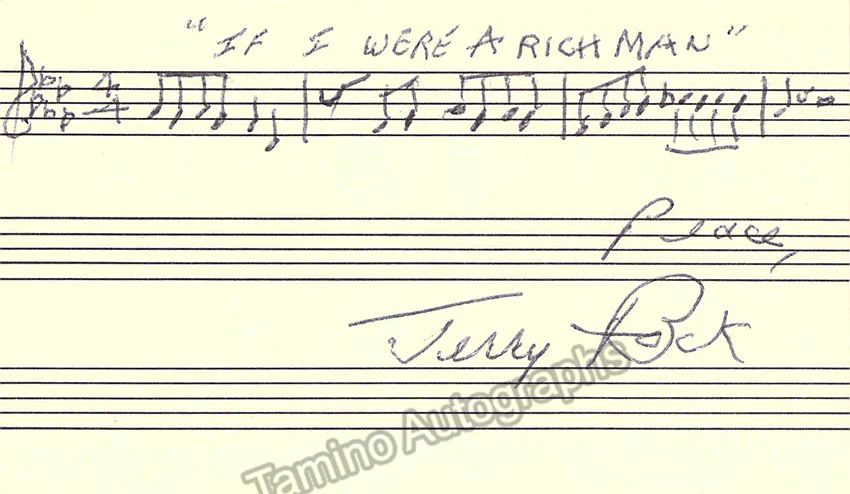 Composers - Autograph Music Quotes Signed (Various Options) I-L - Image 26