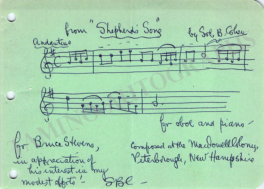 Composers - Autograph Music Quotes Signed (Various Options) R-U - Image 17