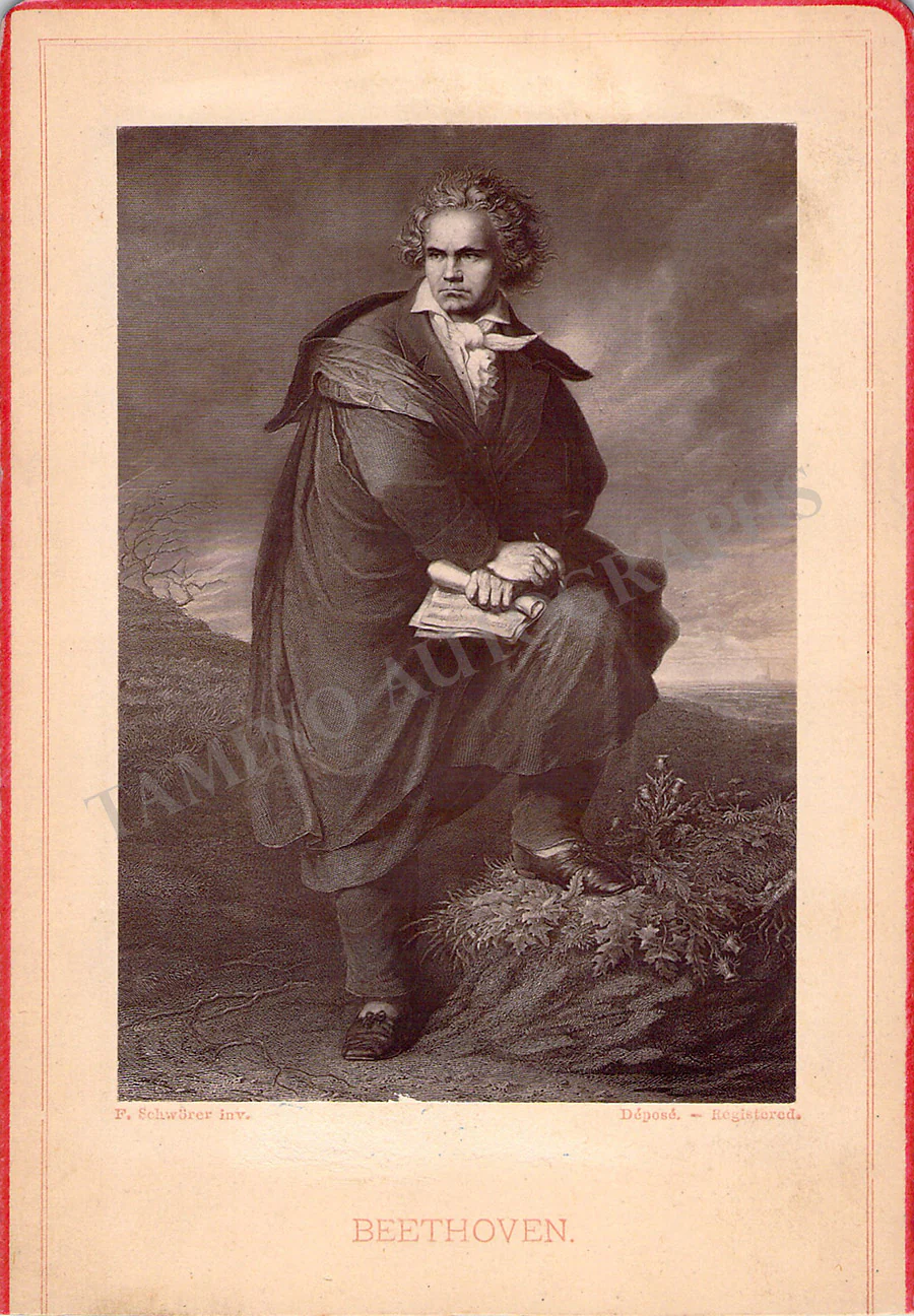 Composers - Bruckmann's Cabinet Style Unsigned Photographs - Image 4