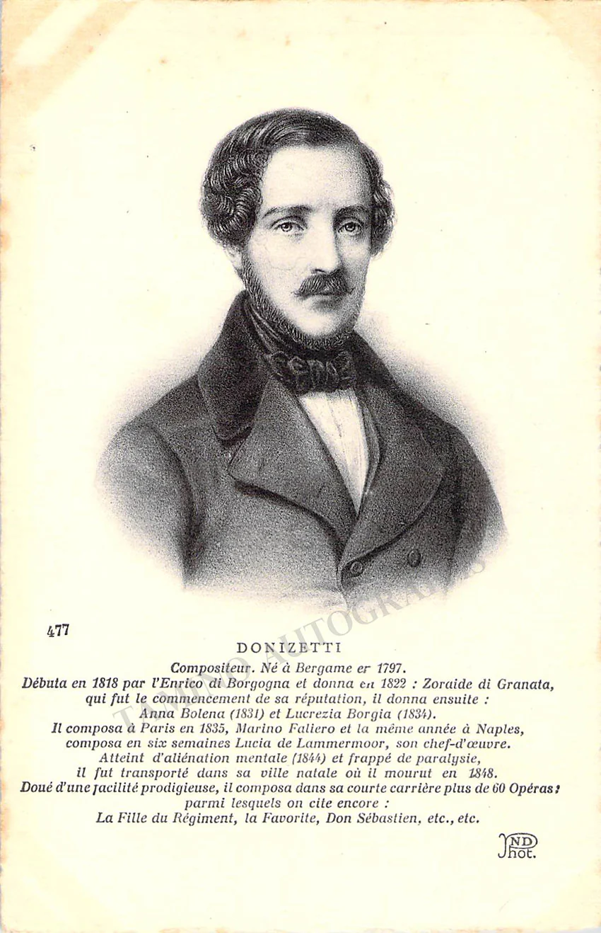 Composers - Unsigned Photo Postcards (Letters A - D) - Image 48