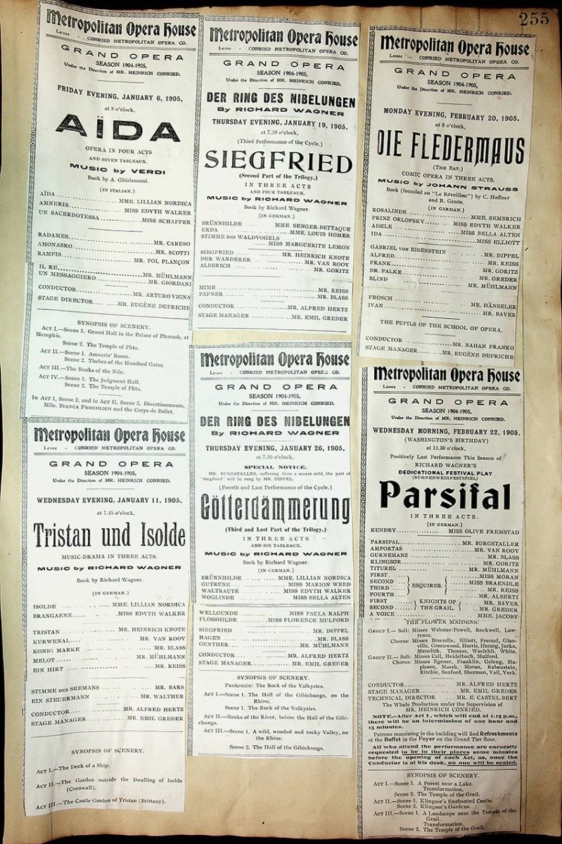 Concerts - Large Program Clip Collection 1883-1925 - Image 49