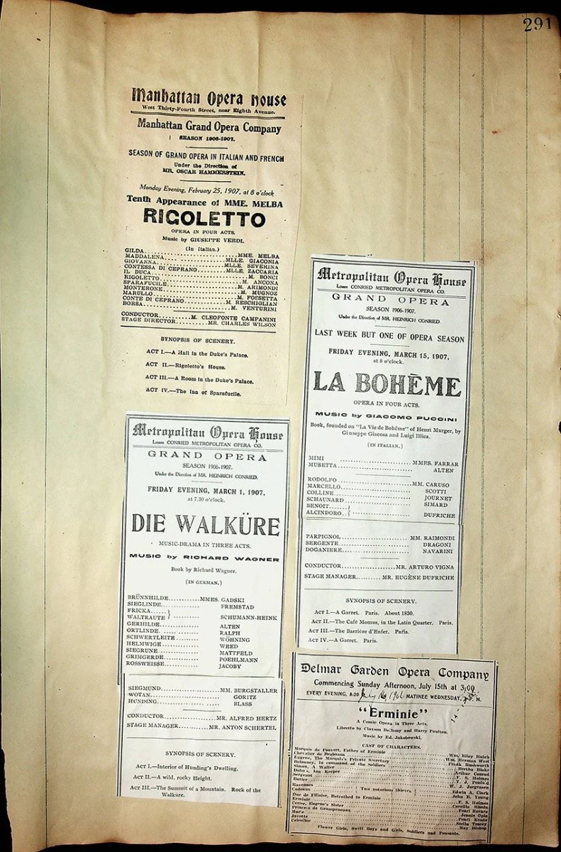 Concerts - Large Program Clip Collection 1883-1925 - Image 63