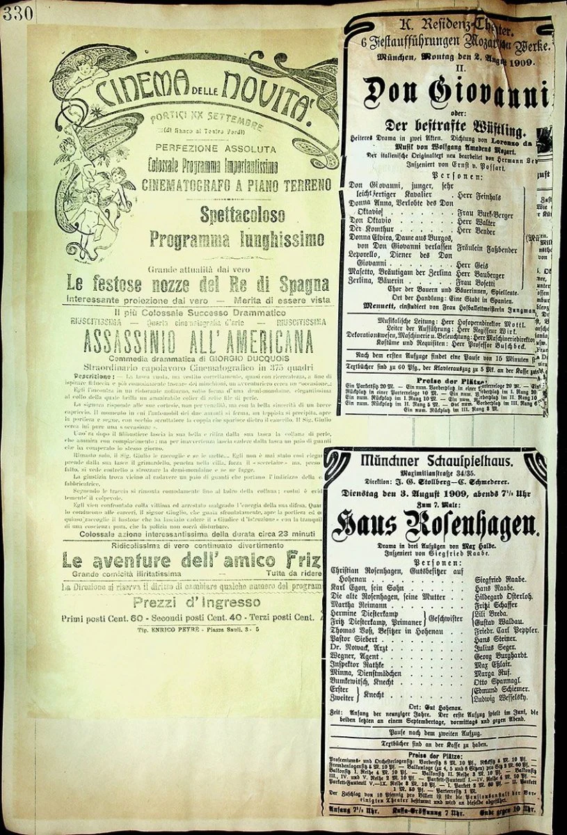 Concerts - Large Program Clip Collection 1883-1925 - Image 82