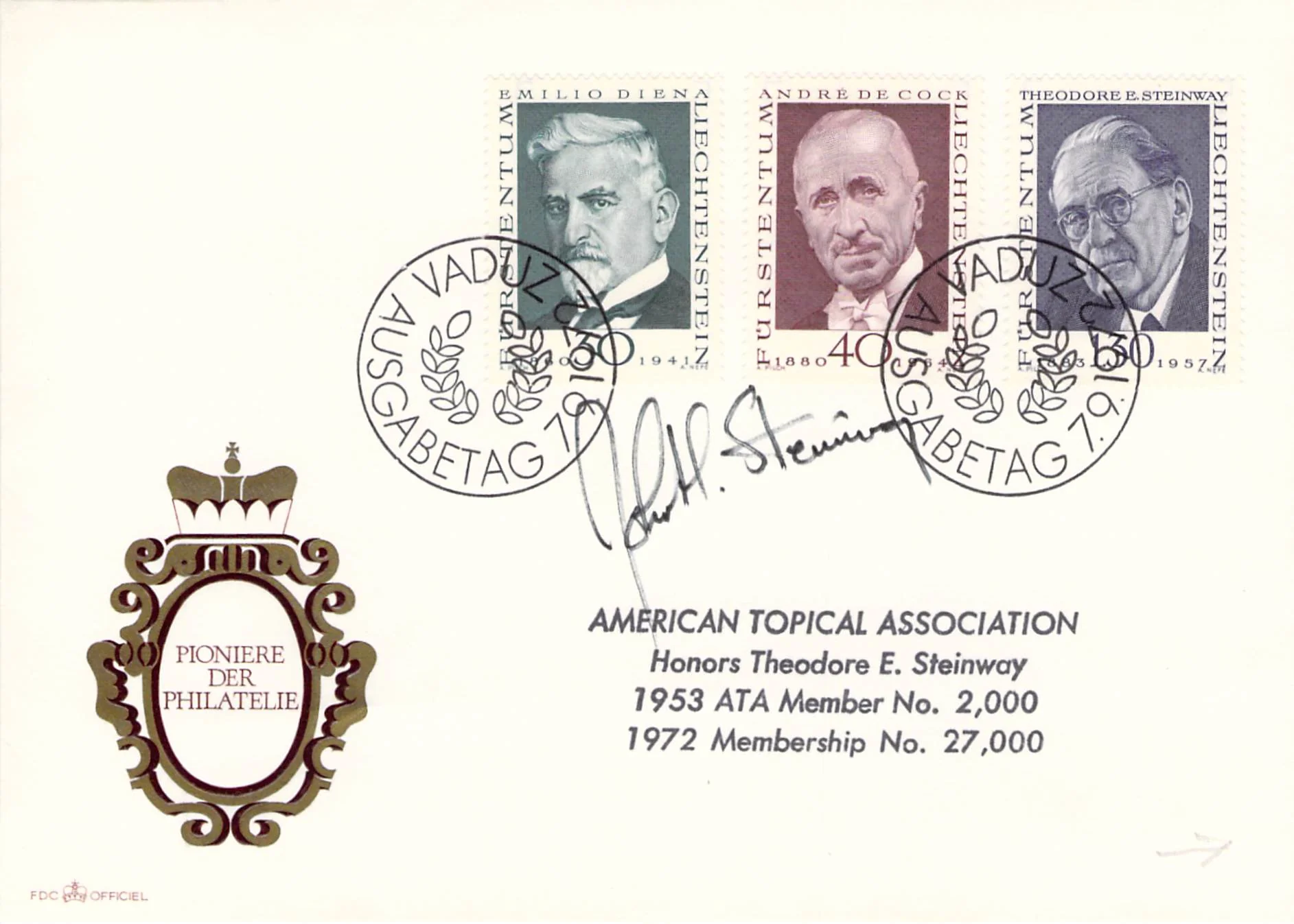 Conductors - Set of 22 Signed First Day Covers - Image 12