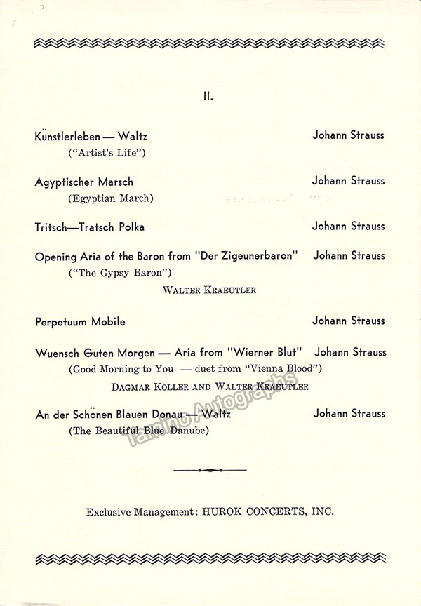 Conductors - Signed Programs 1930s-1960s Lot - Image 4