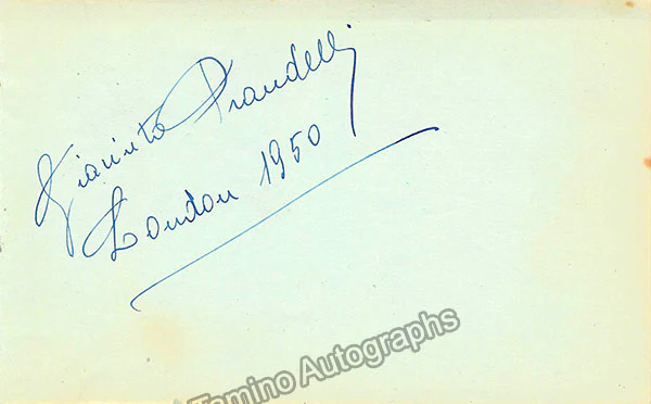 Conductors - Lot of 13 Signed Album Pages and Cards - Image 11