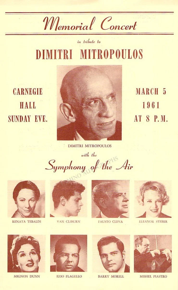 Conductors - Set of 14 Concert Playbills - Image 15