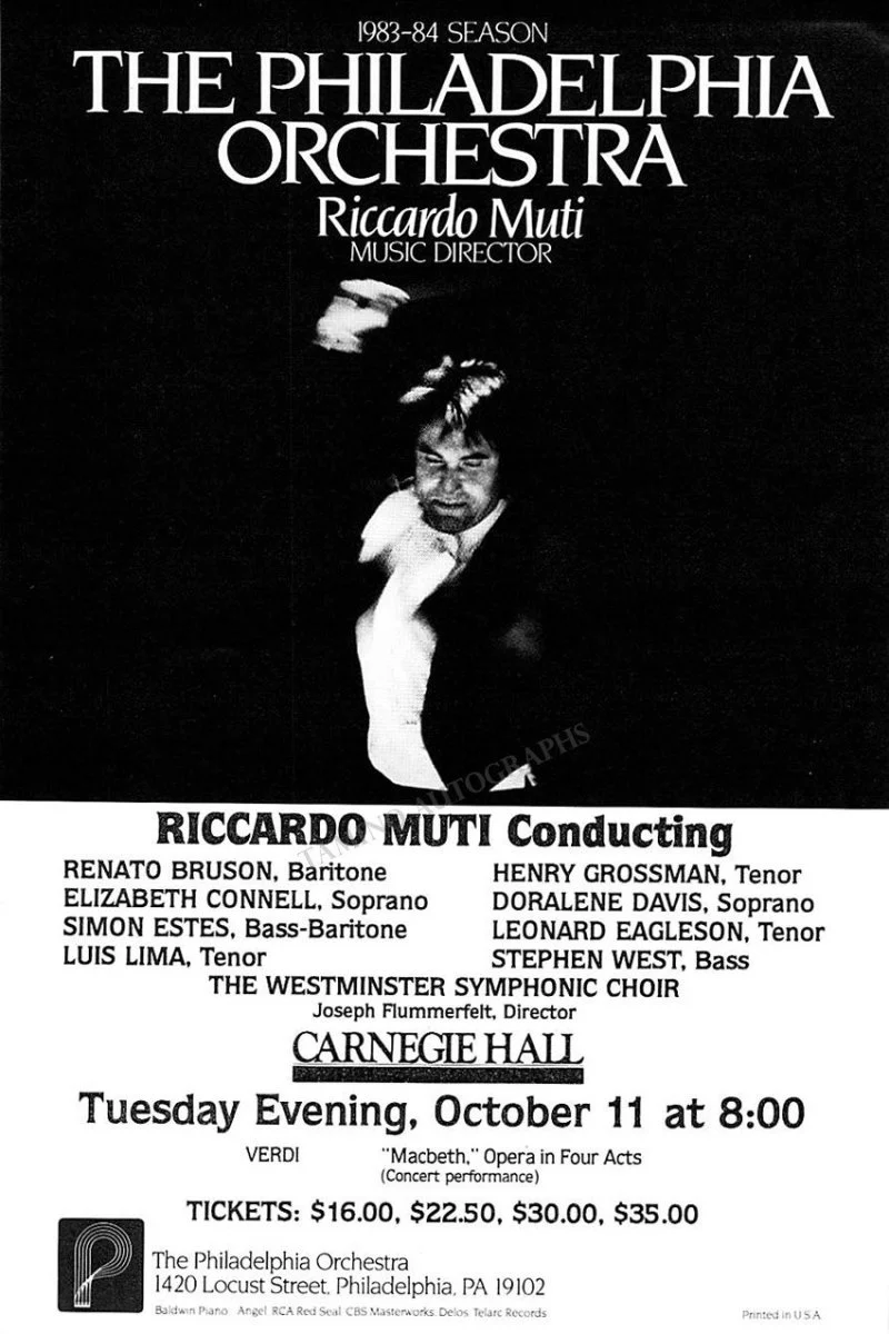 Conductors - Set of 14 Concert Playbills - Image 7