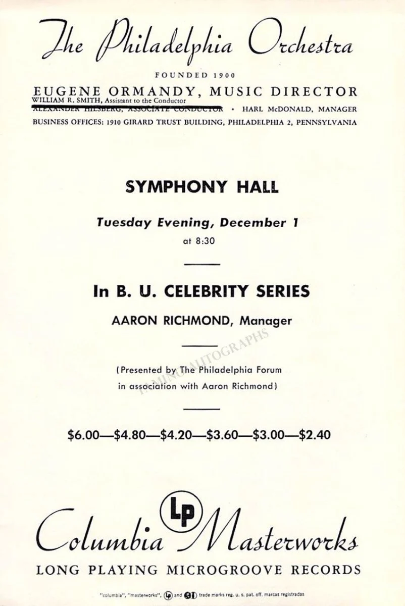 Conductors - Set of 14 Concert Playbills - Image 9