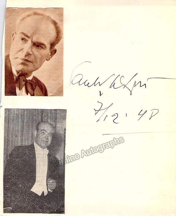 Conductors - Signed Album Pages Lot x 11 signatures - Image 7