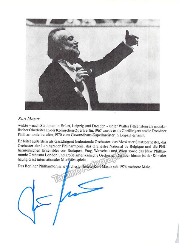 Conductors - Signed Program Pages Lot - Image 17