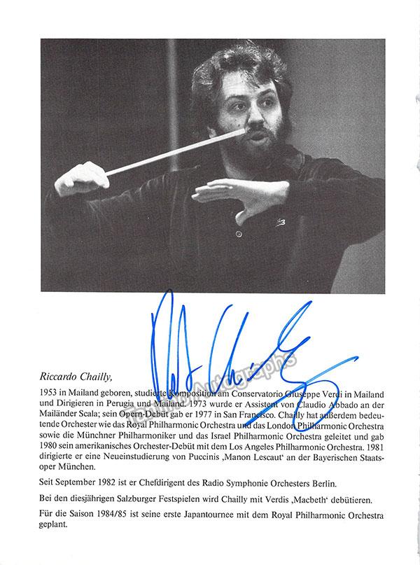 Conductors - Signed Program Pages Lot - Image 20