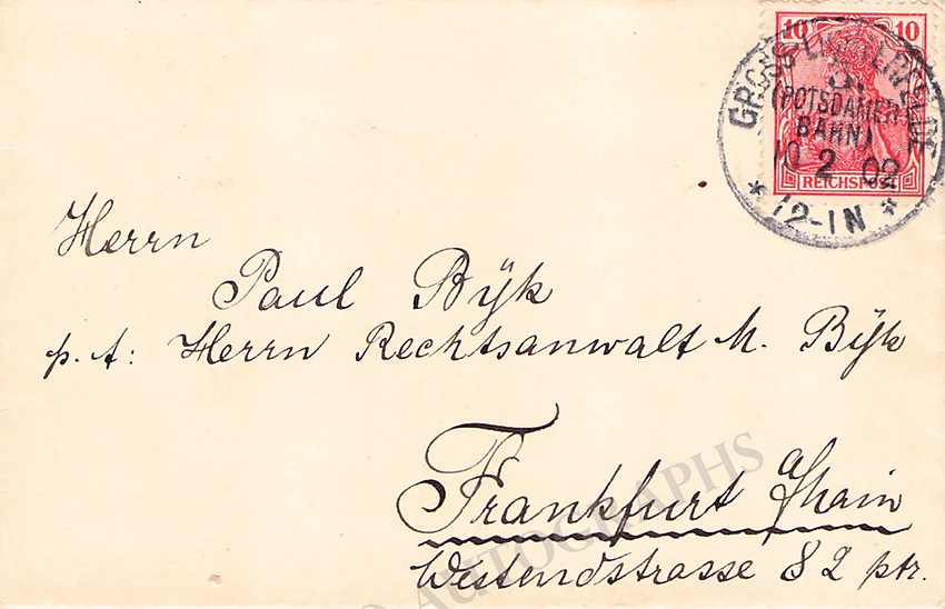 Wagner, Cosima - Autograph Note Signed 1902 - Image 2