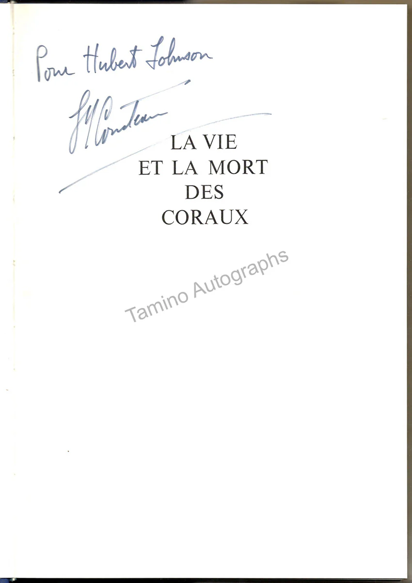 Cousteau, Jacques - Diole, Philippe - Signed Book "The Life and Death of Corals" - Image 2