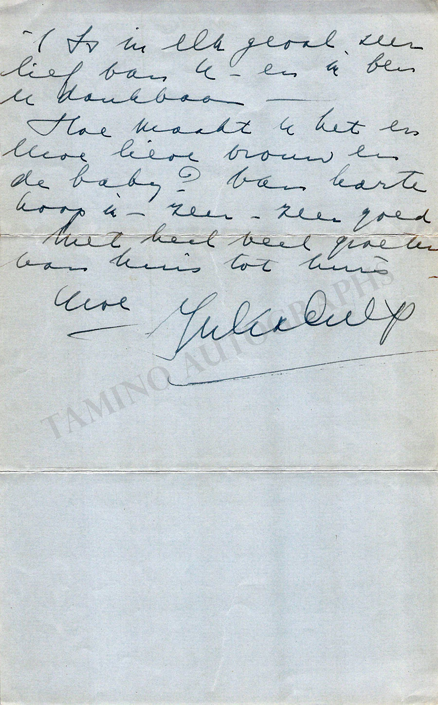 Culp, Julia - Set of 2 Autograph Letters Signed - Image 4