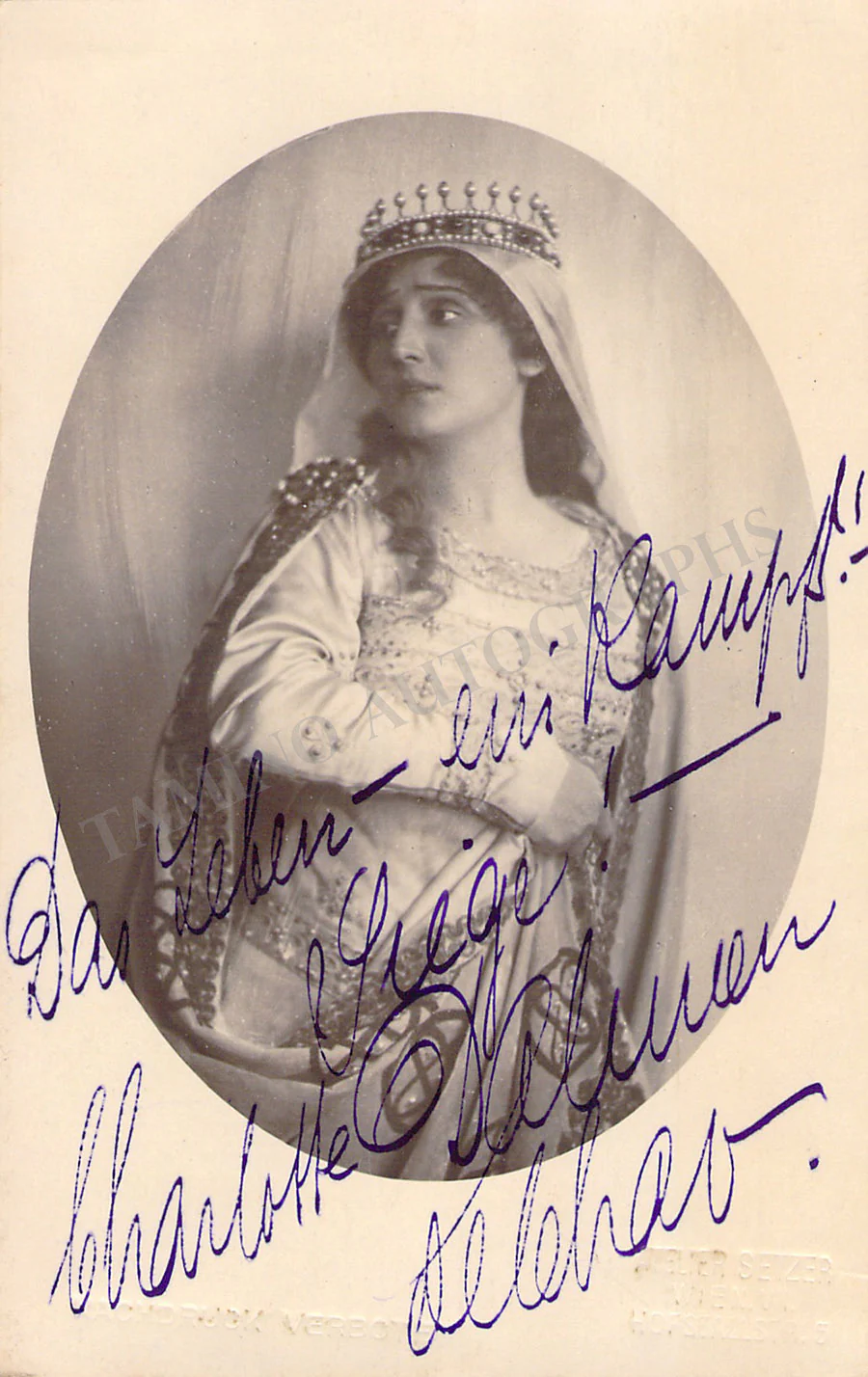 DAHMEN, Charlotte (Various Autographs) - Image 2
