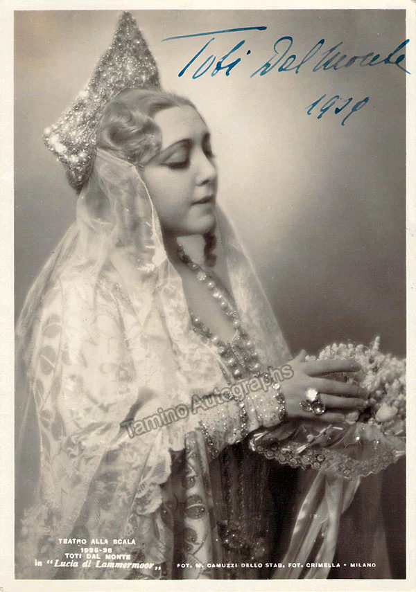 DAL MONTE, Toti (Various Autographs) - Image 15