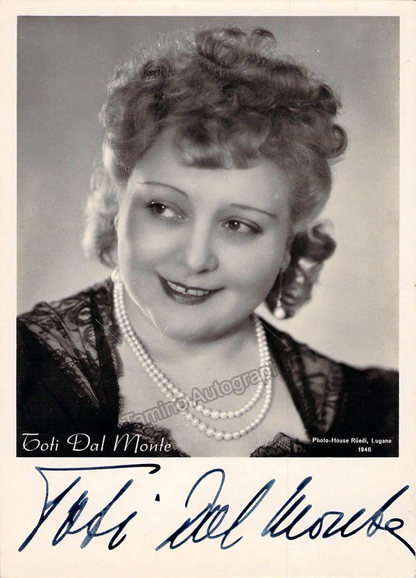 DAL MONTE, Toti (Various Autographs) - Image 20