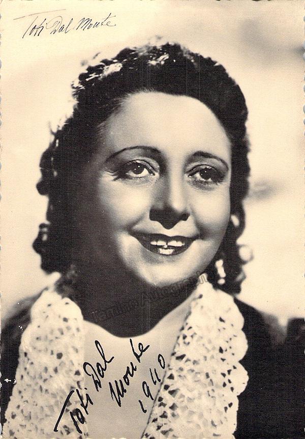 DAL MONTE, Toti (Various Autographs) - Image 3
