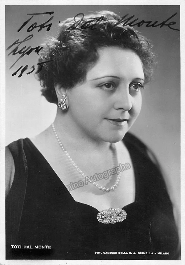 DAL MONTE, Toti (Various Autographs) - Image 32