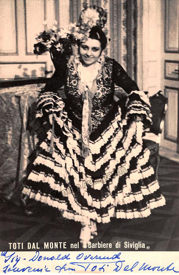 DAL MONTE, Toti (Various Autographs) - Image 5