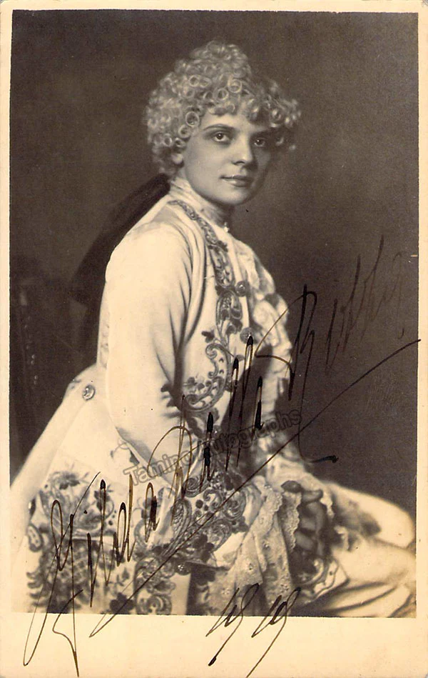 Dalla Rizza, Gilda - Various Autographs - Image 2