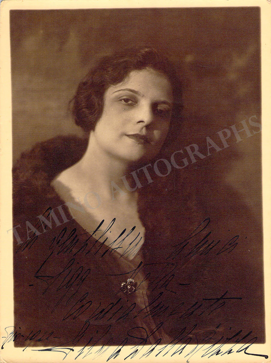 Dalla Rizza, Gilda - Various Autographs - Image 7