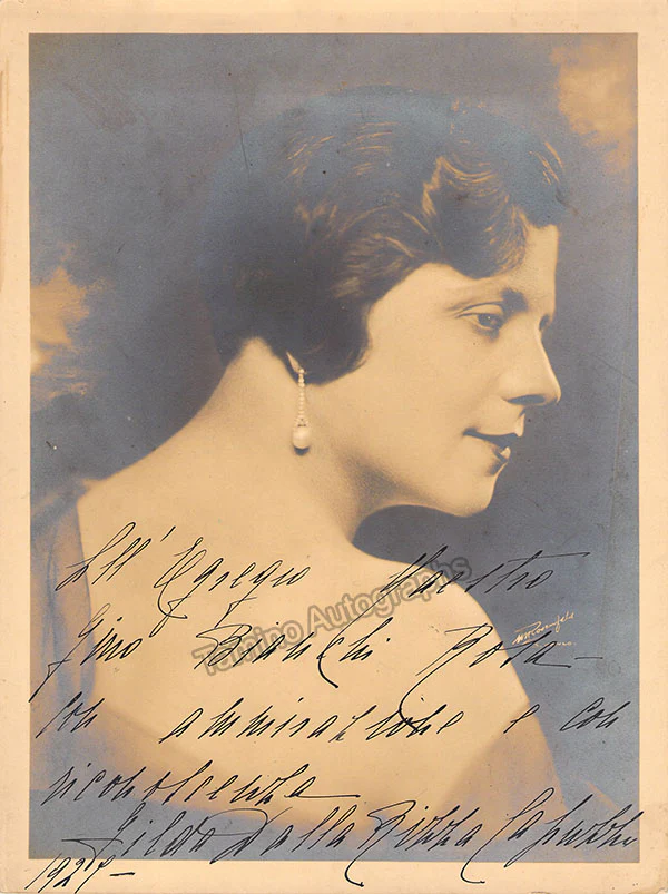 Dalla Rizza, Gilda - Various Autographs - Image 8