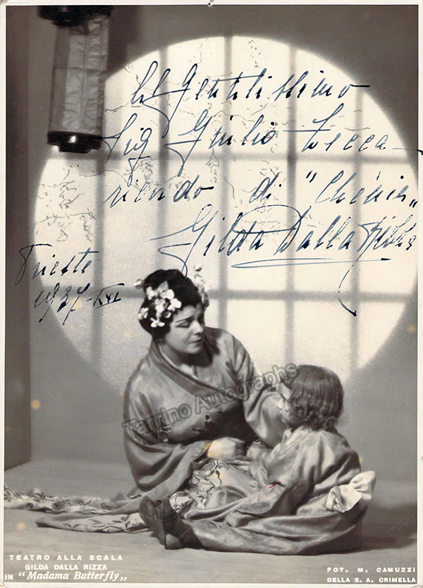 Dalla Rizza, Gilda - Various Autographs - Image 9