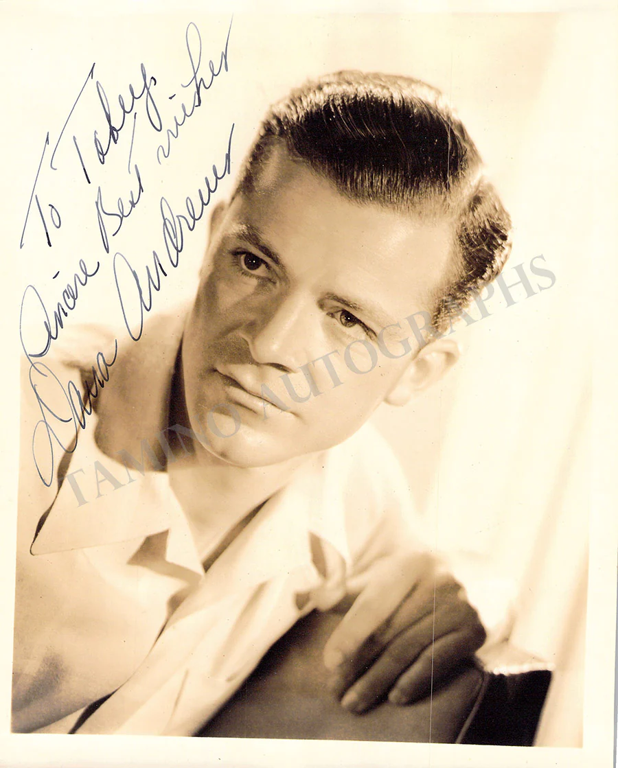 Andrews, Dana - Signed Photograph