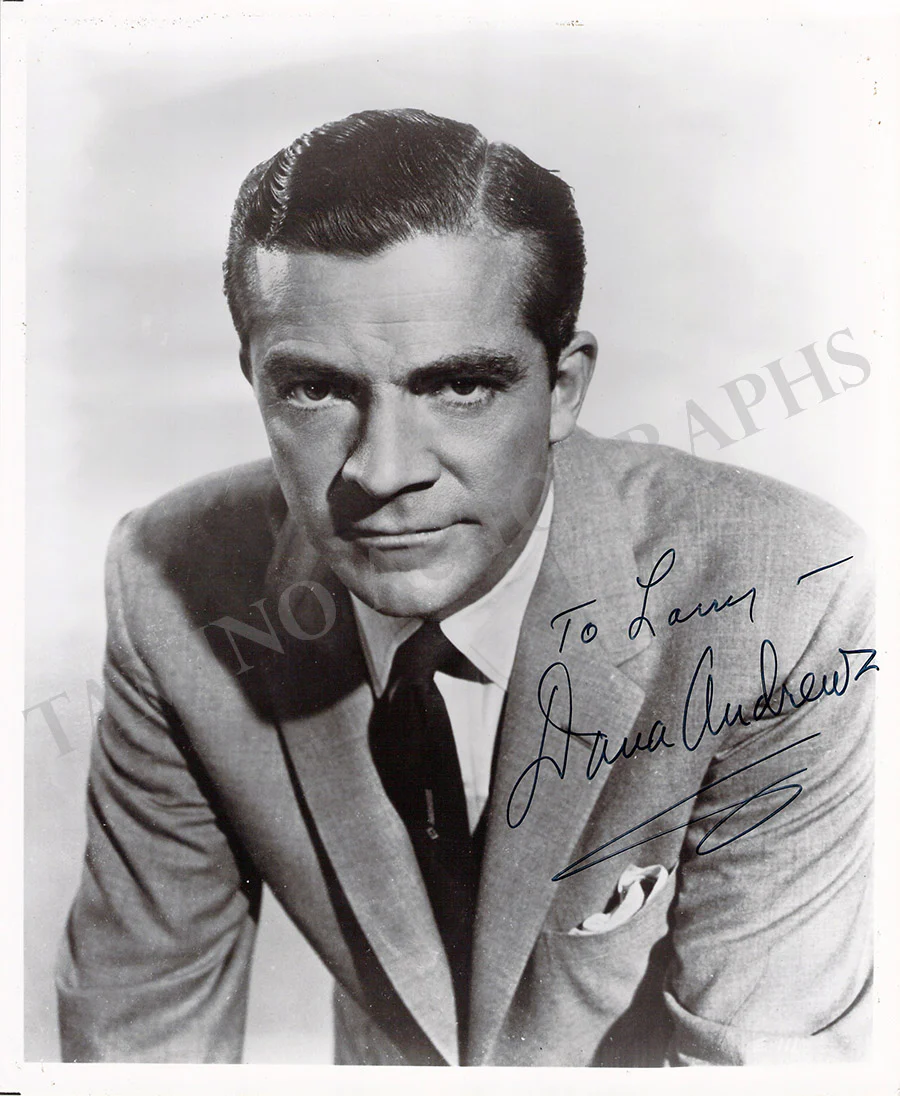 Andrews, Dana - Various Autographs - Image 3