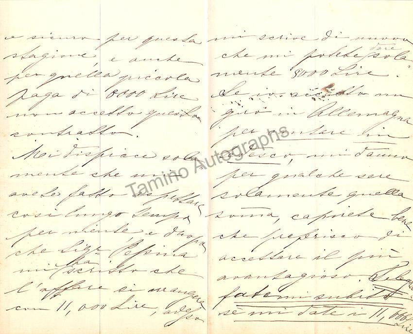 D'Angeri, Anna - Autograph Letter Signed - Image 2