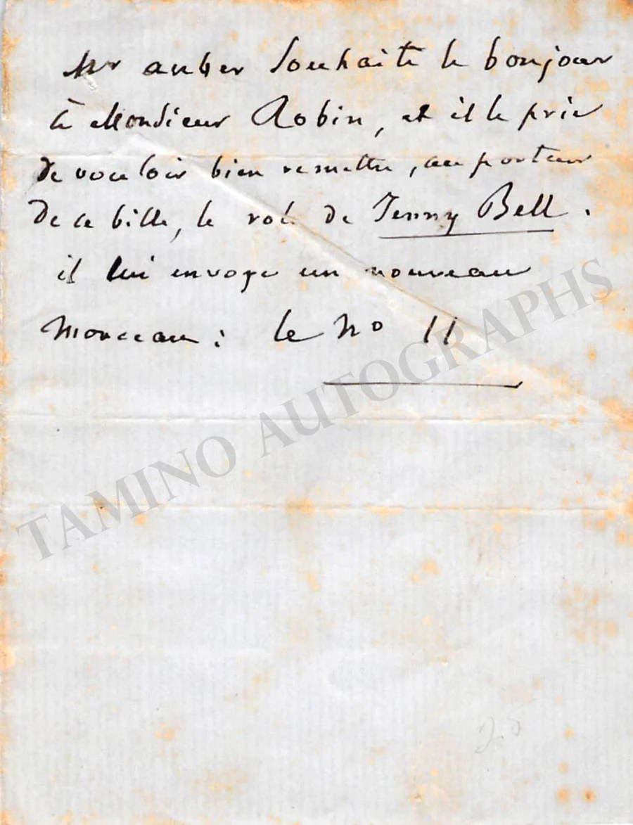 Auber, Daniel - Autograph Manuscripts (Various Options) - Image 22