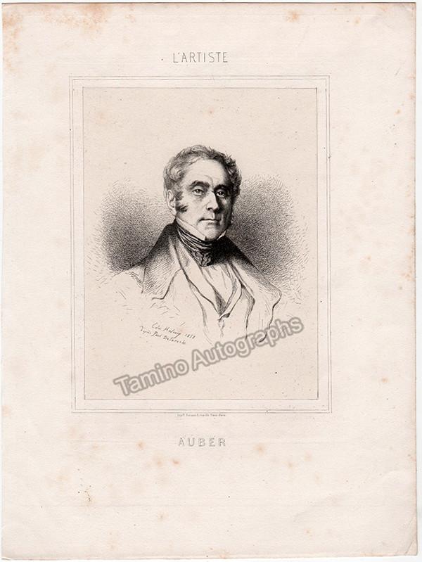 Auber, Daniel - Autograph Manuscripts (Various Options) - Image 3