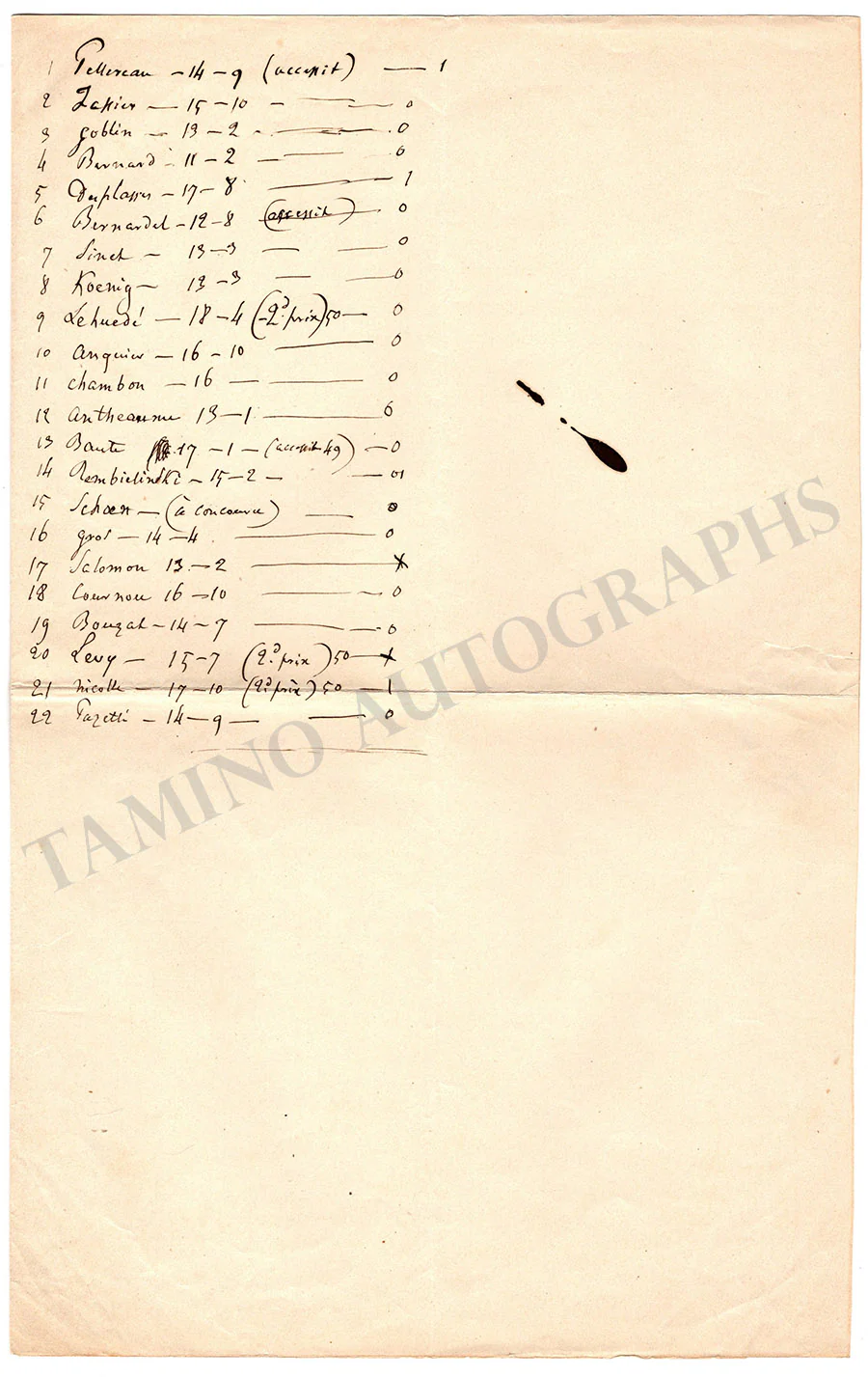 Auber, Daniel - Autograph Manuscripts (Various Options) - Image 9